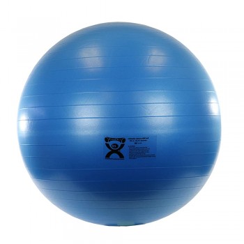 Cando Deluxe ABS Inflatable Exercise Ball Blue 33.5 - BQHPUBVWI