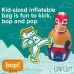 Kidnasium Bop Bag Inflatable Punching Bag for Kids Free Standing Bounce Back Toy for Play Kicking Boxing & Fun for Children Boys Girls Base Fills with Sand or Water Wrestler or Unicorn - B6J8LLHFB