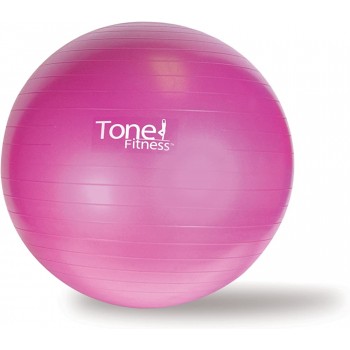 Tone Fitness Stability Ball Exercise Ball | Exercise Equipment - BRSFVZDGU
