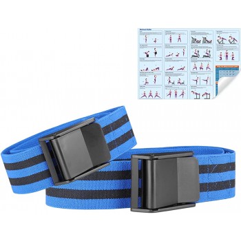 BFR Booty Bands for Women Glutes & Hip Building with Exercise Guide Blood Flow Occlusion Training Bands Fabric Restriction Bands for Workouts Tone & Lift Your Butt Squat Thigh Fitness - BNYKJVVS4