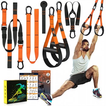 COOBOS Bodyweight Resistance Set Home Resistance Trainer Fitness Straps for Whole Body Exercise Resistance Band with Handle Door Anchor Extension Band Exercise Guide - B5P1TOJKF