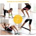 Gritin Resistance Bands [Set of 5] Skin-Friendly Resistance Fitness Exercise Loop Bands with 5 Different Resistance Levels Carrying Case Included Ideal for Home Gym Yoga Training - B25S2LIR3