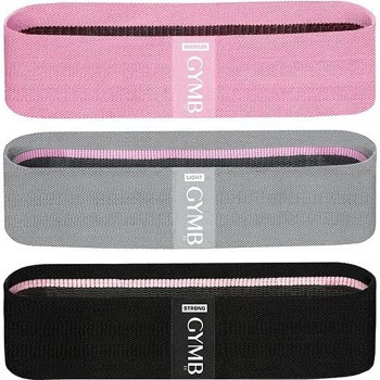 GYMB Booty Bands for Women Non Slip Resistance Bands to Work Out Glute Thighs & Squat Includes Exercise Band Training Videos with 80+ Workouts for Gym or Home Fitness - BV1NWI7RQ