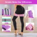 ihuan Resistance Bands for Legs and Butt 3 Levels Exercise Band Anti-Slip & Roll Elastic Workout Booty Bands for Women Squat Glute Hip Training - B4JZAG31X