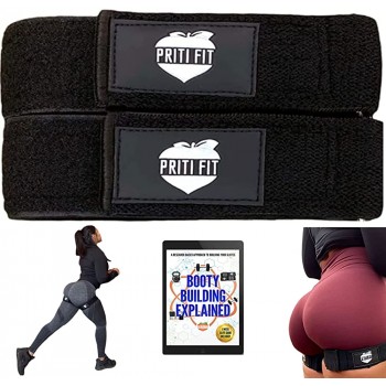 PRITI FIT BFR Booty Bands for Women-Includes 8 Week Guide for Legs Glutes&Hip Building Blood Flow Restriction Occlusion Workouts,Best Fabric Resistance Loop,Tone&Lift Your Butt,Squat,Thigh,Fitness - B67MBKT0E
