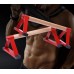 LONGTA Wooden Stretch Stand Pushup Stands Bars Calisthenics Handstand,Non-Slip Yoga and Gymnastic Training Tool Russian Style Stretch Push-Ups Double Rod - BFAT0O1KR