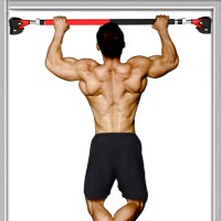 Clothink Pull Up Bar Doorway Chin Up Bar No Screws for Home Gym Upper Body Workout Bar Adjustable Width - BE65VYGTN