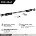 Day 1 Fitness Pull-Up Bar Doorway Mount Adjusts from 24.5” to 36” Supports up to 225 lbs Heavy-Duty Premium Chin Up Bar with Comfort Grips for Home Long Adjustable Door Frame Pull-Up Bar tbd - BO0M9DM68
