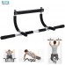 Happy Fit Total Upper Body Workout Bar Exercise Equipment Pull Up Bar Strength Training Equipment Multi-Grip Chin Up Bar Gym Equipment for Home Portable Bodygym Home Workouts - BZZNOL74W
