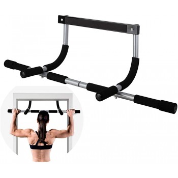 simpoo Pull Up Bar for Doorway｜Portable Fitness Equipment for Home Gym｜ Supports 300lbs｜ Fits Most Door Ways Up to 32 W - BT0MOK575