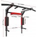 syzythoy Multifunctional Wall Mounted Pull Up Bar Chin Up bar,Dip Station for Home Gym,Indoor Workout,Support to 440Lbs - BGCH49TWN
