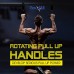 Yes4All Rotating Pull Up Handles Non Slip & Foam Grips Support up to 300 lbs Pair - BR8D4QKN5