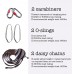 aum active Aerial Yoga Hammock Durable Aerial Silk with Extension Straps Carabiners and Pose Guide Aerial Silks for Home Antigravity Yoga Inversion Exercises Yoga Starter Kit for All Levels - BAK8CJZH2