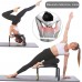 FUNSAILLE Yoga Headstand Bench Yoga Inversion Chair for Practice Head Stand Stand Yoga Chair -Family Gym Strength Training Workouts Steel Frame & PU Pads Handles 300lbs - B21BRRQ08
