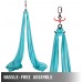 Happybuy Aerial Silk 11yd 9.2ft Aerial Yoga Swing Set Yoga Hammock Kit Antigravity Ceiling Hanging Yoga Sling Carabiners Daisy Chain Inversion Swing for Home Outdoor Aerial Dance - BBP7B9E8I