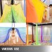 Happybuy Aerial Silk 11yd 9.2ft Aerial Yoga Swing Set Yoga Hammock Kit Antigravity Ceiling Hanging Yoga Sling Carabiners Daisy Chain Inversion Swing for Home Outdoor Aerial Dance - BBP7B9E8I