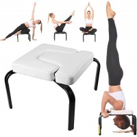 HEATAIR Yoga Headstand Bench Yoga Chair Handstand Trainer Inversion Stool for Workout Fitness and Gym Handstands Support Poses Back Pain Relief and Stretching Max Load 265lb - BKY3BQ7EJ