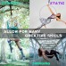 TESLANG Aerial Hoop Lyra Hoop Set Stainless 85cm 90cm Single Point Hoops Circus for Beginners Professionals Aerial Ring Kit with Rigging Carry Bag Aerial Yoga Equipment Will 660 LBS 300KG - BKB9392ZM