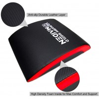 Ab Exercise Mat Sit Up Pad Abdominal & Core Trainer Mat for Full Range of Motion Perfect for MMA Home Gym Gymnastics Functional Fitness WODs - B3E0GT2DP