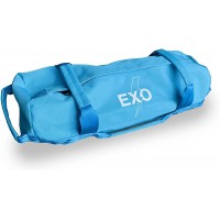 EXO Sand Bags Heavy Duty Workout-Adjustable Weighted Sandbags for Fitness with 8 Webbing Handles & 3 Filler Bags Large 70 lbs - B308PC18I
