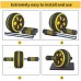 Ab Roller Wheel for Abs Workout Exercise Wheel for Abdominal and Core Strength Training Ab Workout Equipment for Home Gym Fitness with Thick Knee Pad - BT24CDIXY