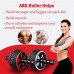 Ab Wheel Roller Abs Portable Workout Exercise Equipment for Home and Gym Perfect Total Core Abdominal Resistance Stretching Tool for Men and Women Bodybuilding Black-Red - BQJC6TI3T