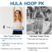 BEDO Weighted Hoola Hoop for Women 2 in 1 Abdomen Fitness Exercising Equipment and Weight Loss Massager Non-Fall Hoola Hoop - B44CNEDJY