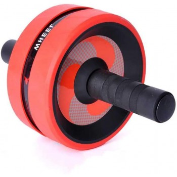 Fitness Ab Roller for Abs Workout,Ab Roller Wheel Exercise Equipment,Ab Wheel Exercise Equipment,Ab Wheel Roller for Home Gym,Ab Machine for Ab Workout,Double Wheel Ab Roller with Knee pad - BKRLYRMFP