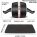 home abdominal muscle exercise fitness equipment,Self-rebounding abdominal muscle ab rollers abdominal muscle rollers with knee pads easy to assemble Ab machine exercise equipment - BZDLAFWH0