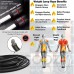 Jump rope for working out | with Weighted Jump Rope 1 LB | Crossfit Jump Rope Boxing Jump Rope Fitness Jump Rope with Pop it Fidget Toys Adjustable Jump Rope 9 feet and 10 feet Adult Jump Rope - B3HE1FC4N