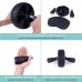 PULLUP & DIP Ab Wheel Ab Roller with Ergonomic Handles and padded Knee Mats Great grip Home Workout Equipment for Core and Ab Workout Abdominal Exercise for Both Men Women - BMV4S7FUC