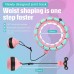 Sumind Weighted Fitness Ring Smart Exercise Ring with 24 Detachable Knots Smart Exercise Equipment Abdomen Fitness Equipment for Adult Fitness Exercise - B0QQ9ZYF8