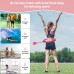 VINMEN Smart Weighted Fit Hoop Plus Size for Adults Weight Loss 2 in 1 Waist Fitness Exercise Weight Loss Hula Hoop 24 Links Detachable & Size Adjustable with Ball Auto Rotate 360 Degree for Women - BT7AKNZ6T
