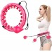 ZanGa Weighted Hula Hoop – Professional Smart Hula Hoop with Jumping Rope Set – Adjustable Hula Hoop with 24 Detachable Knots – 2-in-1 Exercise Hoop with Massage Points – Ideal for Cardio Fitness - BWGXIWQ8E
