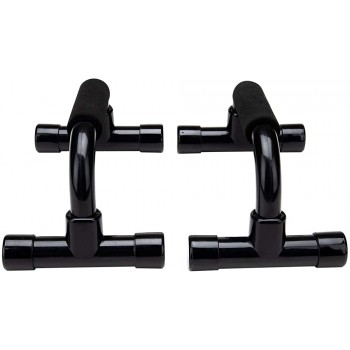 Mind Reader Bars Set of 2 Push Up Handles with Cushioned Foam Grip for Strength Training Black 2 Piece - BJR23QLNK