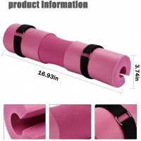 Pink barbell shoulder pad sponge squat to protect neck and shoulders Barbell Squat Neck Rack Foam Shoulder Pad Gym Weightlifting Squat Pad - BQ31XZ7ZS