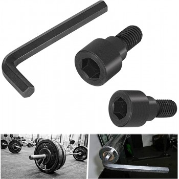 Replacement Hex Bolts & 12mm Hex Allen L-Wrench Tool Perfect for Olympic Bars Curl Bars Tricep Bars Dumbbell Bars - BFHDYBPHJ