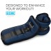 EDX Adjustable Ankle Weights | Arm Leg and Wrist Weight Strap | Fitness Walking Jogging Workout Lifting 2 Pack 2lbs - BSG6MOHZP