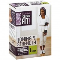 Forever Fit by Denise Austin Wrist Wrap Weights Toning & Strength 1 lb Each 2 weights - BIP5SGRMY