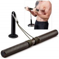 GD Wrist Roller V.W Forearm Blaster Trainer Arm Strength Training Fitness Equipment Anti-Slip for Home Gym - B4WO62ULN