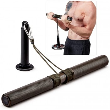 GD Wrist Roller V.W Forearm Blaster Trainer Arm Strength Training Fitness Equipment Anti-Slip for Home Gym - B4WO62ULN