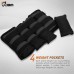 JBM Adjustable Ankle Weights Wrist Leg Weights with Double Adhesive Straps for Walking Jogging Gym Fitness Exercise Gymnastics - B8S4IZ1YI