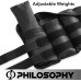 Philosophy Gym Adjustable Ankle Wrist Weights Pair Arm Leg Weight Straps Set with Removable Weights - BAN0BCCMJ