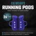 Running Pods 1.0 lbs Set Ultra-Dense Metal Alloy Hand Weights with Anti-Slip Finger Loop for Running Outdoor Training for Kids and Teens 2 Pods 0.5 lbs each - B9XB1AKLV