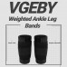Weighted Leg Bands Ankle Adjustable Loading Weighted Leg Strap for Women Men Fitness Walking Jogging Exercise Gym - BTQLA88G0