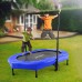 ANCHEER Trampoline for 2 Kids with Adjustable Handle Parent-Child Jumping Fitness Rebounder Trampoline for Indoor and Outdoor Exercise with Protective Frame Cover - BCRRPXK9B
