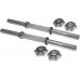 A2ZCARE Threaded Dumbbell Handles Adjustable Dumbbell Bar Handles Fit 1 inch Standard Weight Plate Weightlifting Accessories Sold in Pair - BZFCA8JEO