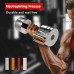 AMCCM Steel Dumbbell Set Adjustable Weights Dumbbells Set with Foam Handles Fitness Anti-Drop & Non-Slip Dumbbells Sets for Men Women Dumbbells Pair 22Lbs 44Lbs - BT2DDCL2C