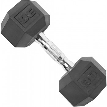 Cap Coated Hex Dumbbell Weight | Single or Pair - B8C9QAK7F