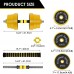 CDCASA Adjustable Dumbbells Free Weight Set Dumbbell Barbell 2 in 1 Easy Assembly and Save Space Home Gym Equipment for Men and Women（44 55 66 88） - BX4O9XV0Z